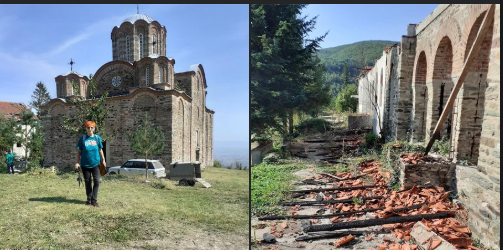 Mанастирот Матејче, запуштен, опожарени конаци, секоја година се полошо и полошо! Срами се Македонијо !