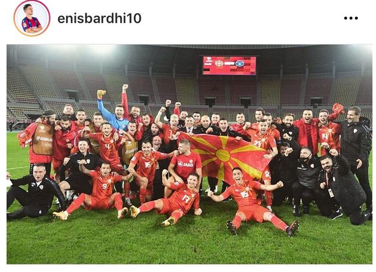 Барди: Ајде момциии, сите сме со вас браќа!