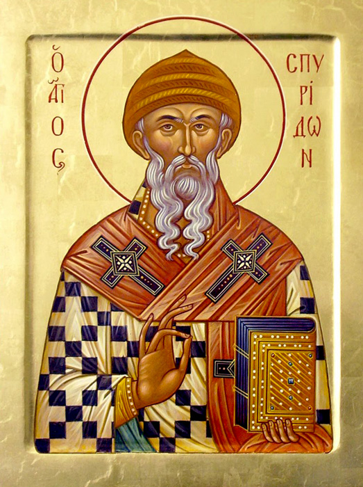 СВ. СПИРИДОН ЧУДОТВОРЕЦ: За себе многу малку употребуваше од стекнатото, поголемиот дел им го раздаваше на бедните луѓе