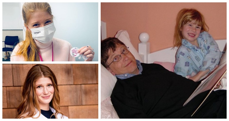 За жал не го всадија мојот генијален татко во мојот мозок: Ќерката на Бил Гејтс прими вакцина против Ковид-19