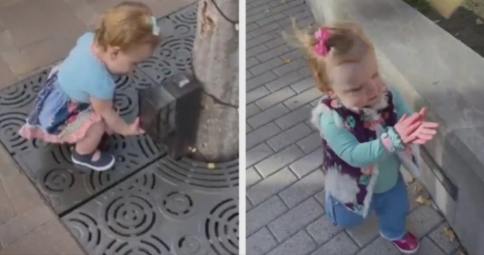 Мало девојче родено во 2020 година мисли дека се околу неа служи за дезинфекција на раце (ВИДЕО)