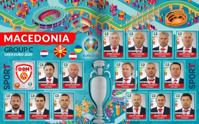 Спорт1 ги овековечи 14-те величествени на албумот за ЕП 2021 (ФОТО)