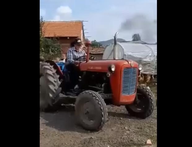 Што луѓе сме? И го украле тракторот на самохрана мајка со три деца од кој вади леб (Видео)