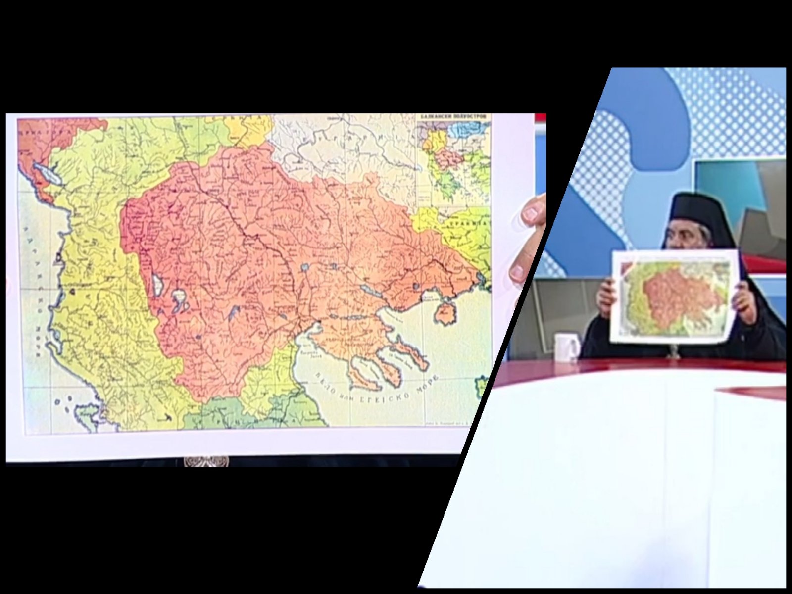 Од оваа карта некои се плашат, но ние како Македонци треба да сме горди, не сме украле од никого ништо, тие што ја поделија Македонија нека му ја мислат