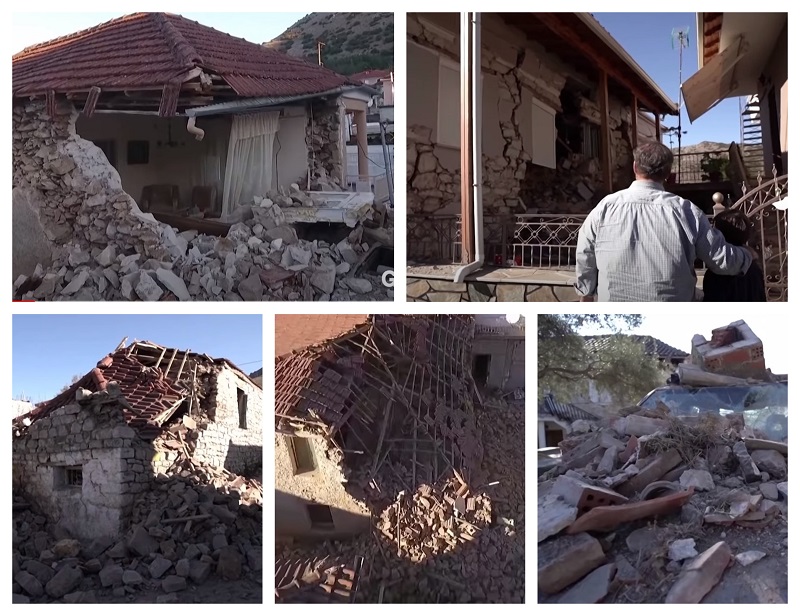 Срушени згради, домови срамнети со земја, тлото во Грција не мирува и утрово нови силни потреси