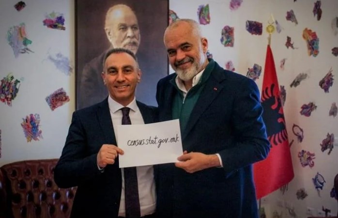 Еди Рама и Груби во Тирана лобираат Албанците да се попишат во Македонија