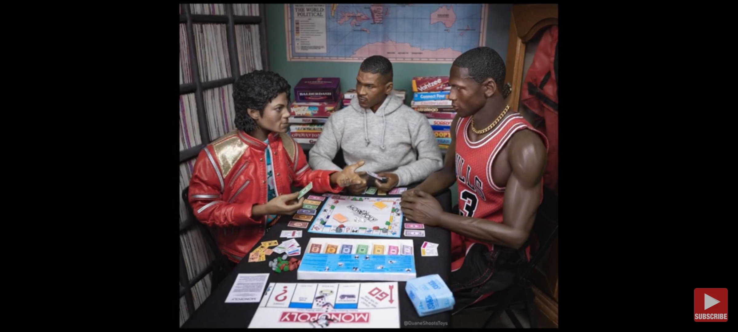 Тројца Мајкс играат монопол: Џордан, Тајсон и Џексон (Видео+фото)