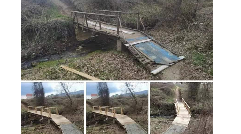 Нискоградба Битола се пофали: Секогаш во служба на граѓаните – саниравме мост!