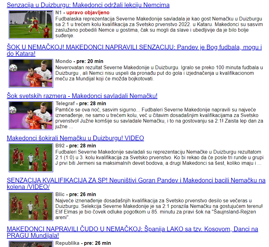 Целиот свет вечерва пишува за МАКЕДОНИЈА!