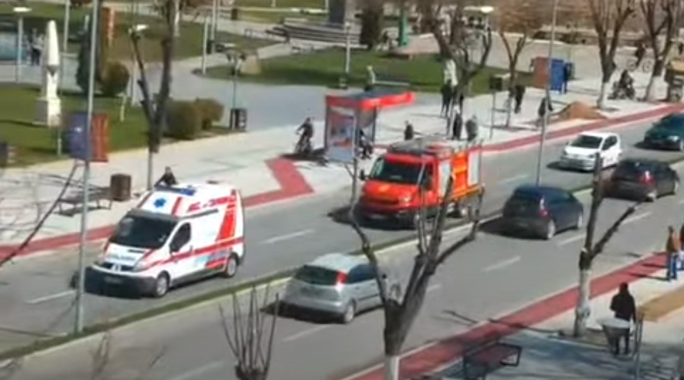 Прилеп се збогува од Гоце Илиевски: Последен поздрав со звуците на брзата помош и противпожарната (Видео)