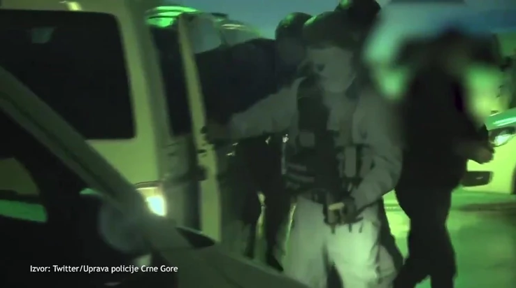 Видео од апсењето на водачот на Кавачкиот нарко клан и негови соработници