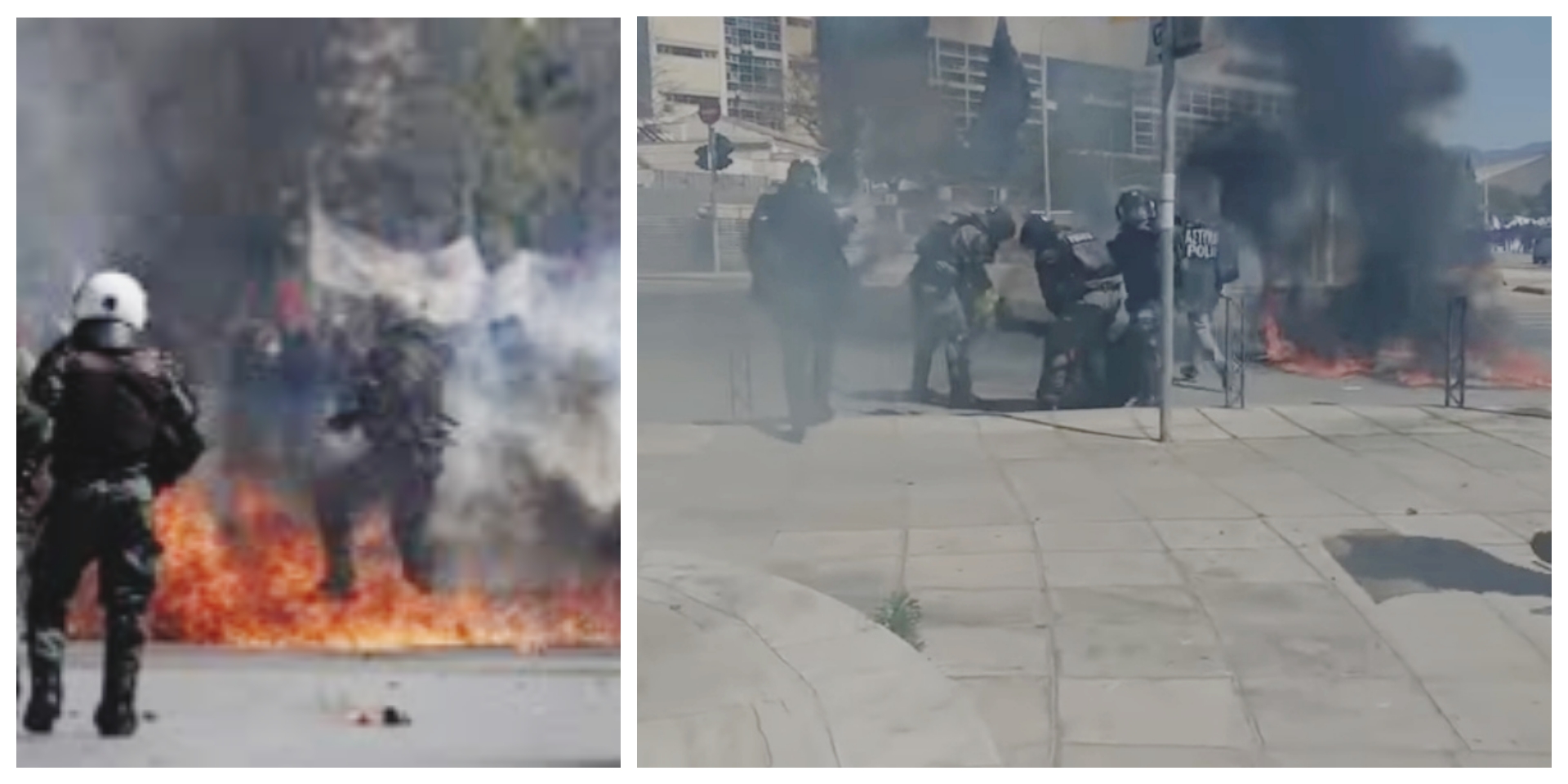 (Видео) Coлун ГOPИ: „Bojна“ по улиците на вториот град по големина во Грција