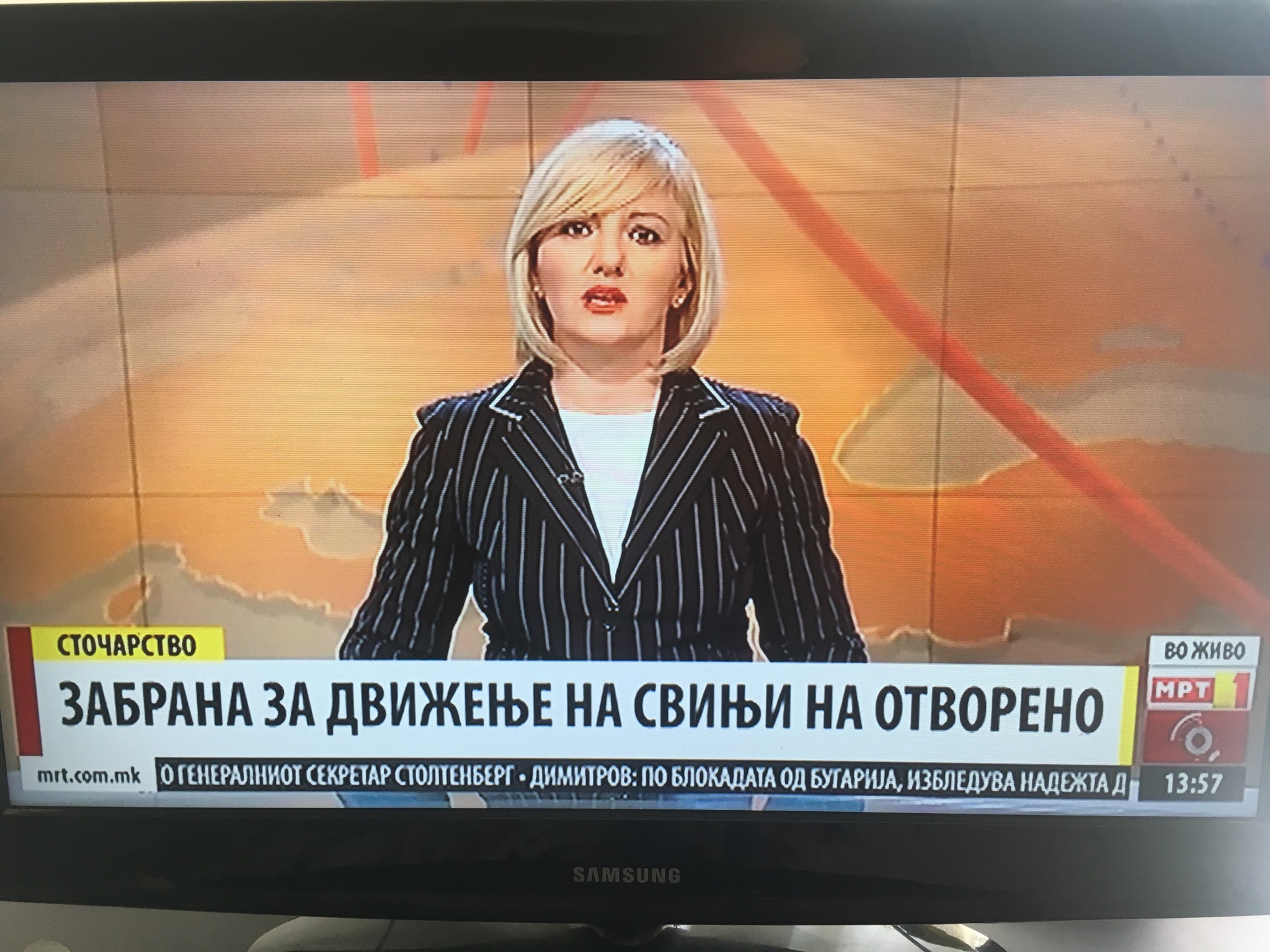 Забрана за движење на свињи на отворено?