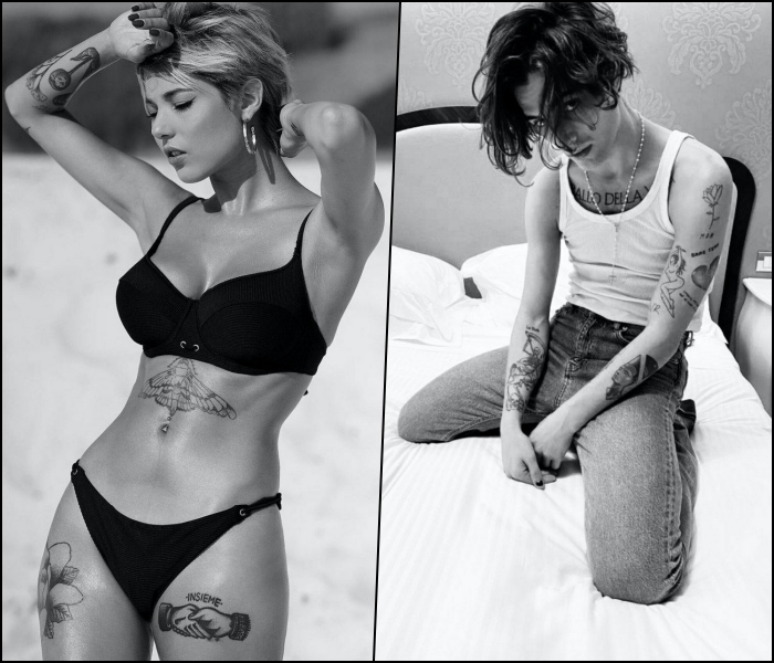 Девојката на фронтменот на Менескин е ЖИВ ОГАН. Нејзиниот инстаграм ГОРИ ОД ЖЕШКИ ФОТКИ