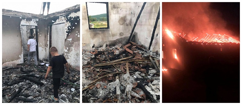 Да бидеме хумани: Семејство од Долно Коњаре остана без кров над глава