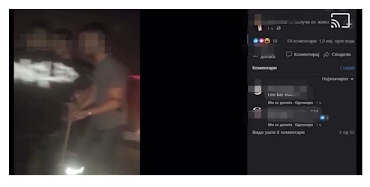 Крвава драма во Скопје, претепани 20 напаѓачи, уништено ново Ауди