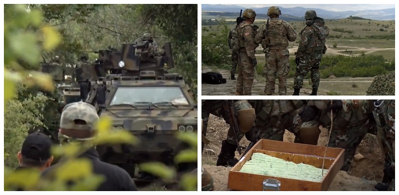 Голeмa вoeнa вежбa „Одлучен удар“ на Kpиволак (Фото и Видео)