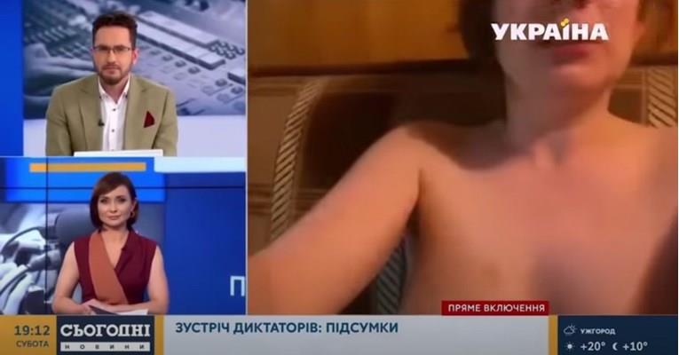 Пуштиле гола девојка среде емисија за Путин и Лукашенко (ВИДЕО)