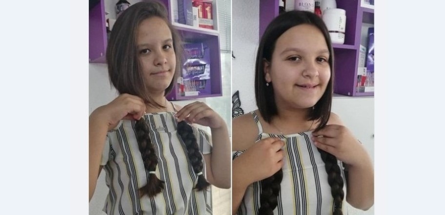 Близначки од Струмица ги донираа своите плетенки за да им ја вратат насмевката на болните дечиња