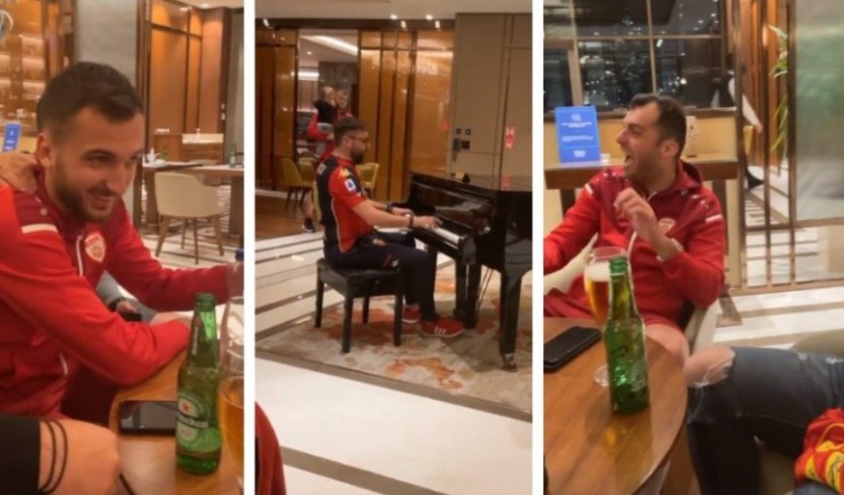 (Видео) Сe слуша прекрасна македонска музика – еве каква е атмосферата во репрезентација пред Европско