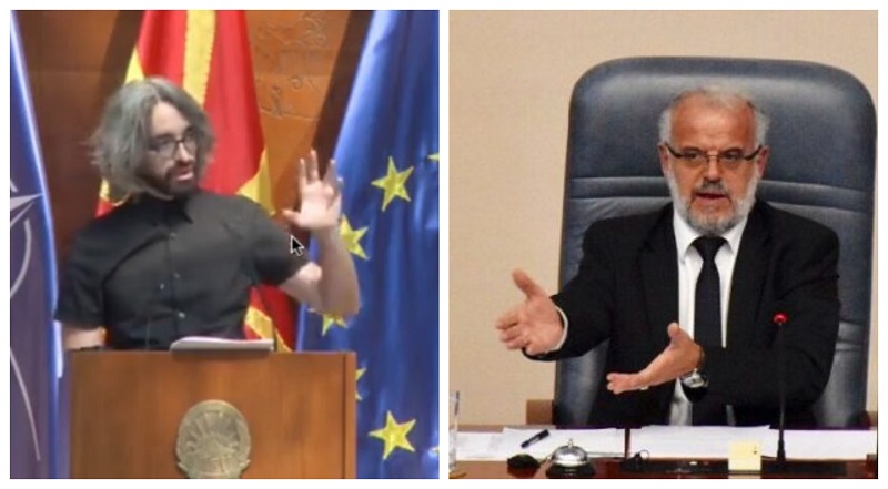 Апасиев: Ќе ти ги враќам двојазичните документи! Џафери: Ти си еден век назад, во 96-та си имал 11 години!