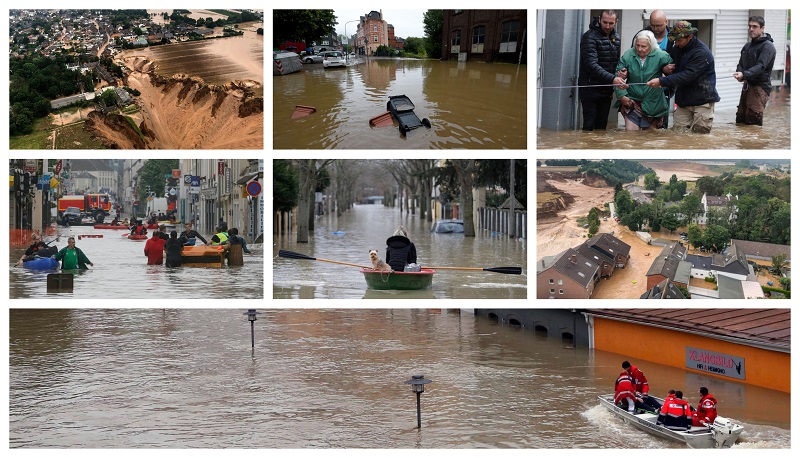 Бројот на загинатите во поплавите во Европа – 160, во Германија достигна 133, а 1000 луѓе се исчезнати (Видео)