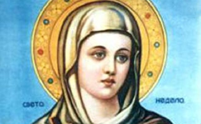 Денеска е голем празник, Света Недела: Ја предала душата пред мечот да падне врз нејзиниот врат