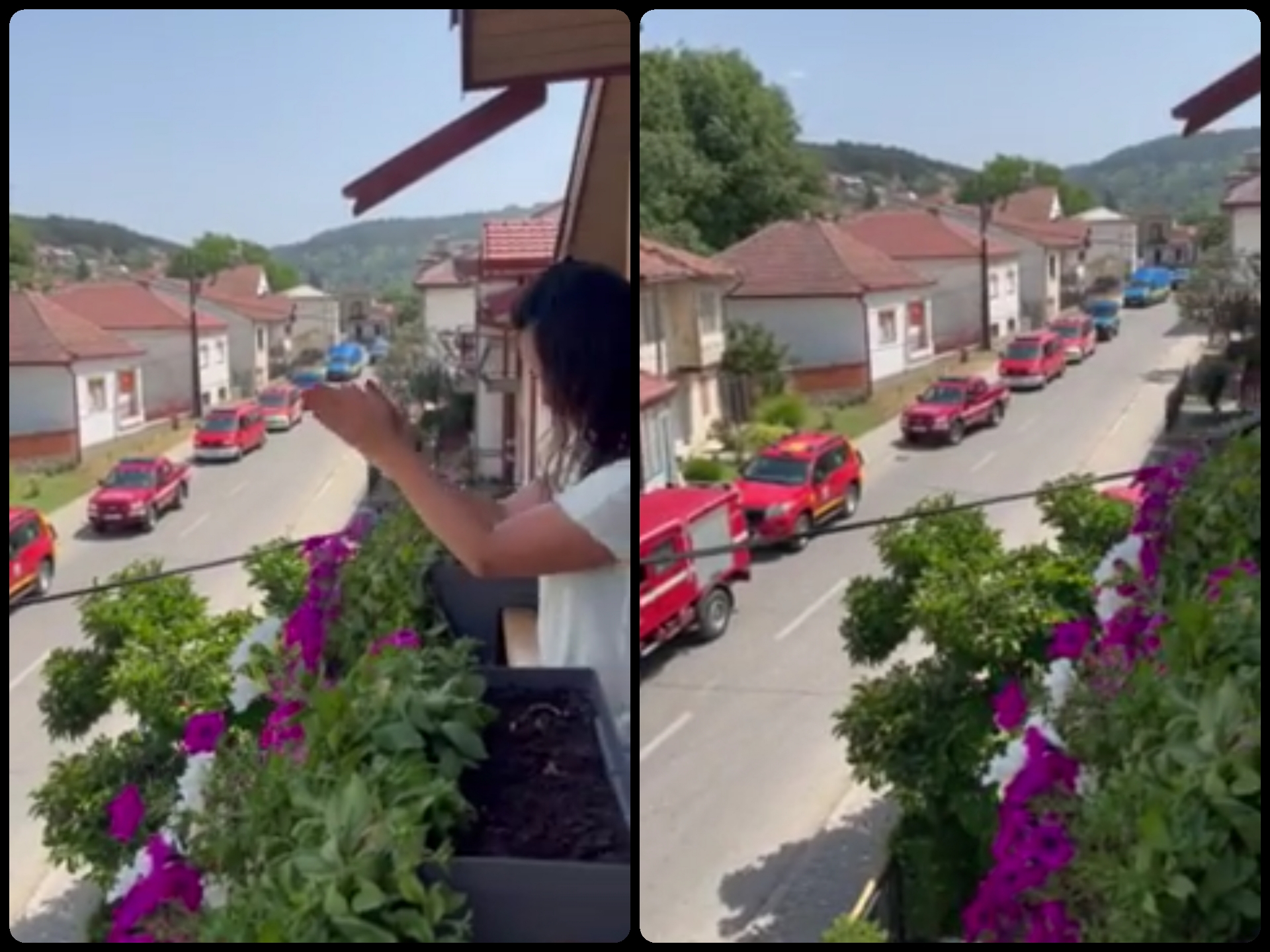 Во знак на благодарност со ракоплескање ги дочекаа пожарникарите од Словенија