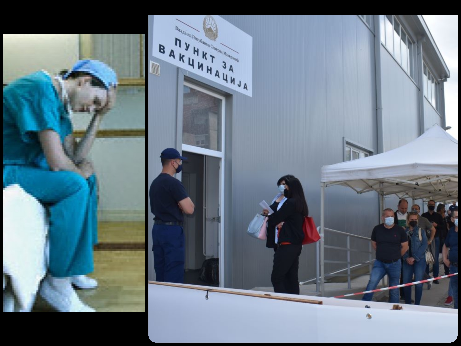 Има едни херои – Во маска и мантил со долги ракави, на 40+, ја менаџираат реката граѓани во пунктовите