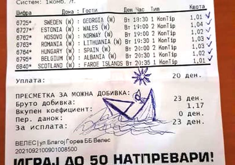 Каква добивка “потонал” како брод ?(Фото)