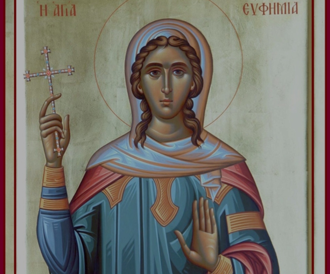 Фрлена во ров со вода која ја прекрстила- Спомен на Светата великомаченичка Ефимија