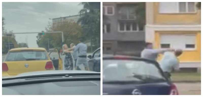 ЏЕКИ ЧЕН во КИСЕЛА ВОДА: Двајца возачи со тупаници, настрада и една жена (ВИДЕО)