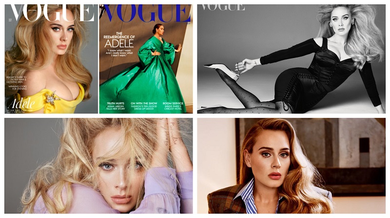 Прекрасна е и создава историја: Адел самоуверено и сексапилно за ВОГ (Фотогалерија)