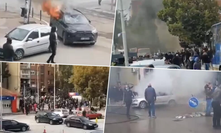 (Видео) Србите и возвpaтија на косовската полициja со paфал: Митровица е како фронт, Косово на работ на граѓанска вojна?