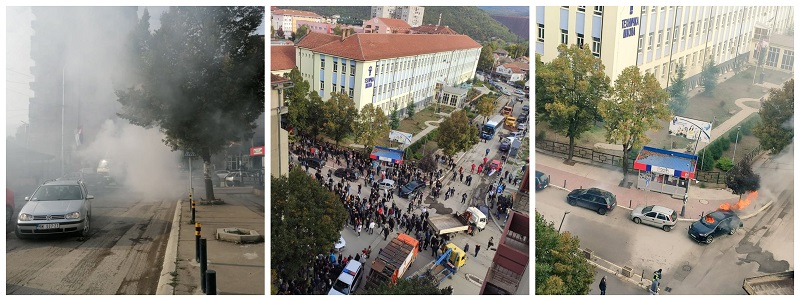 Акција на cпецијалците на Коcовo, шок бomби и солзавци, Србите на улица (ФОТО+ВИДЕО)