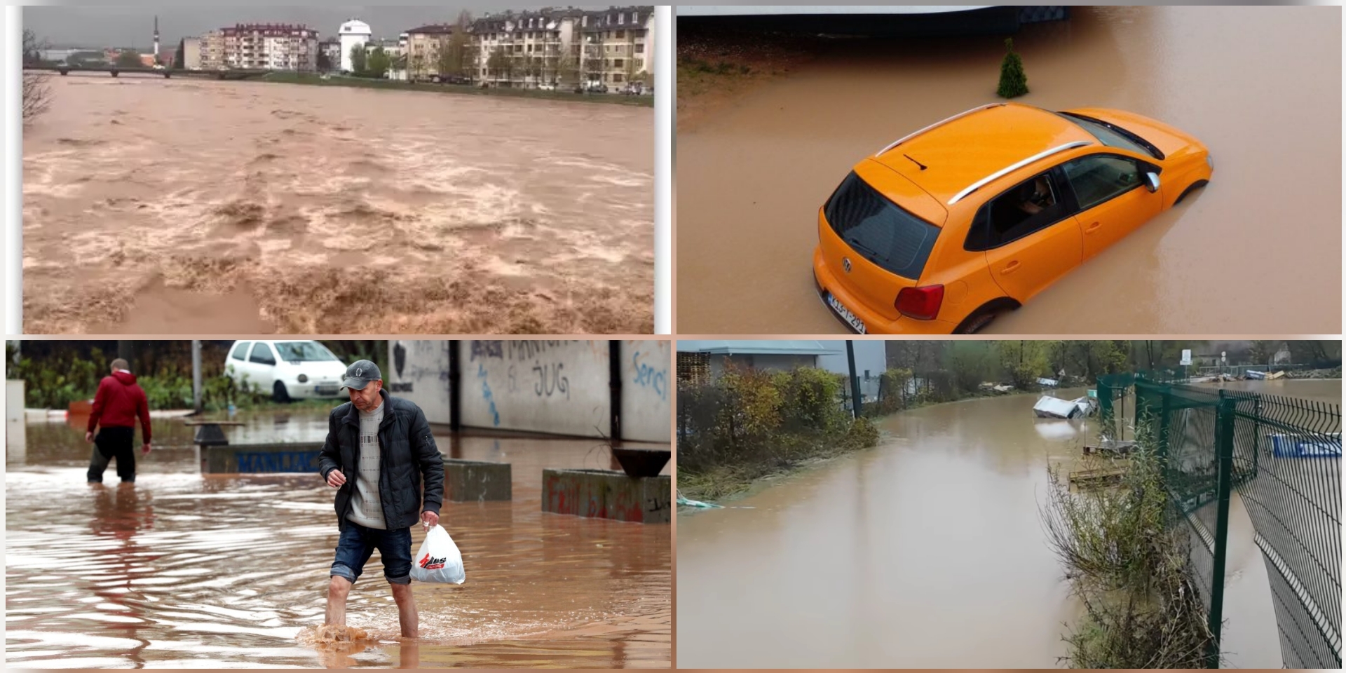 Невидени поплави во Босна и Херцеговина, евакуација и критична состојба (Видео)