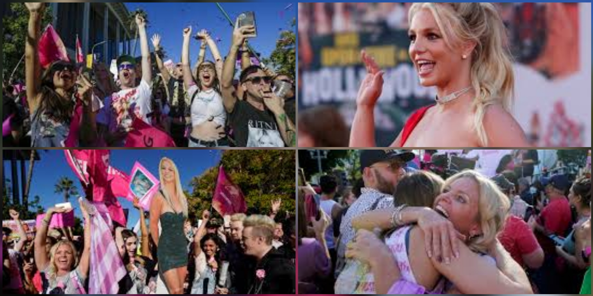 Бритни слободна по 13 години старателство: Како се славеше нејзината слобода (Фото и Видео)