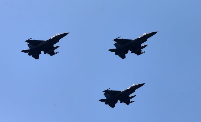 Демонстрација на изведување на мисијата на НАТО за ВОЗДУШНО ПАТРОЛИРАЊЕ над Македонија