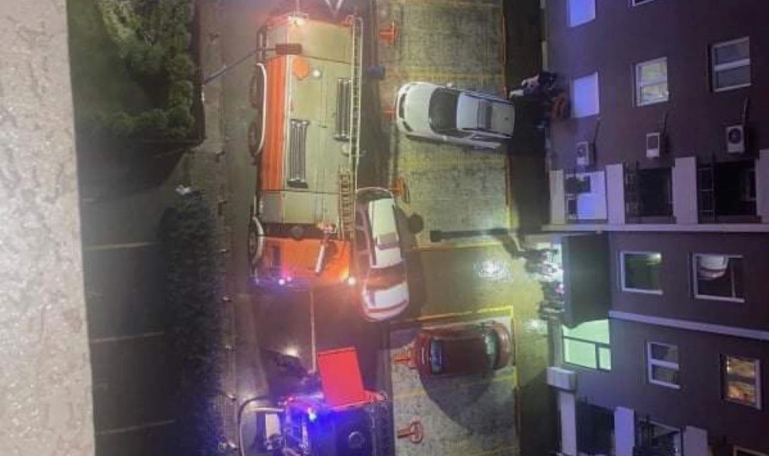 ПОЖАР ВО СТАН ВО АЕРОДРОМ, ЗАГИНА НЕПОДВИЖНА ЖЕНА