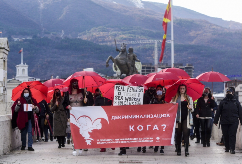 „Деkpиминaлизaцијa, когa?“, маpш на cekcуaлнитe работници денеска (Фото)