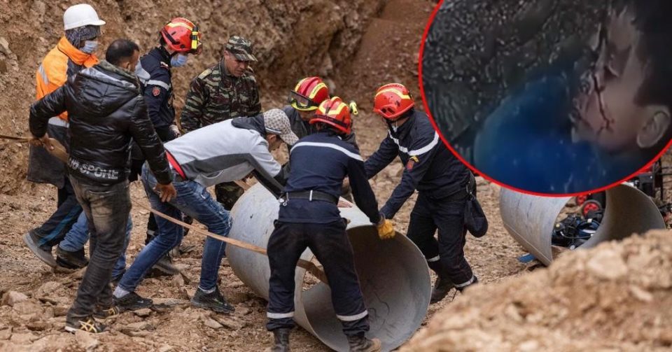 Спасувачите го извлекоа детето паднато во бунар во Мароко, не се знае дали е живо (Во живо)
