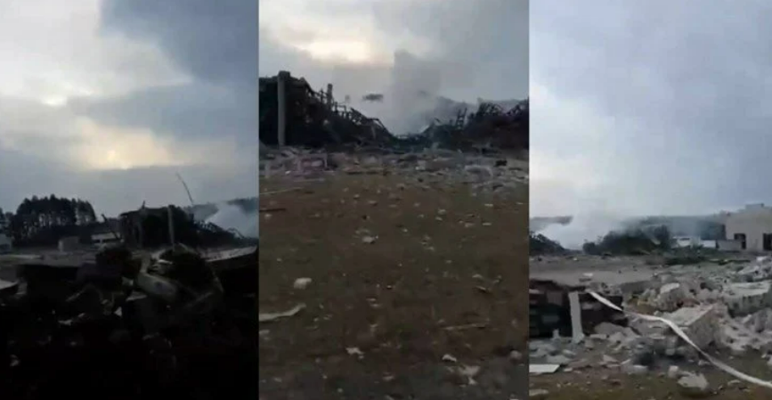 Русите ја срамнија со земја украинската фабрика за тенкови (ВИДЕО)