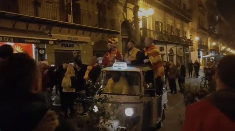 Фалангата го окупираше Палермо (Видео)