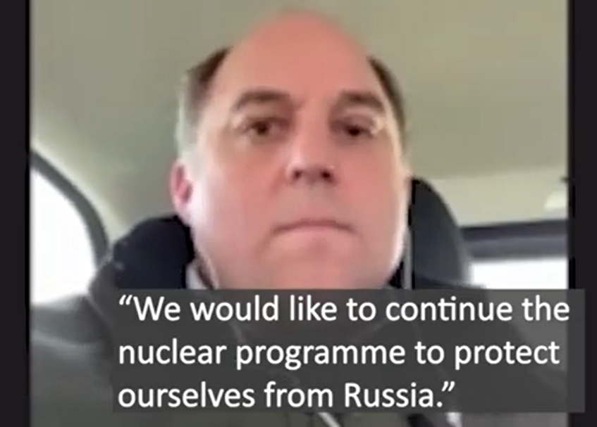 (Видео) Британски министер падна на руски пранкери: Британија е подготвена да и помогне на Украина да развие нуклеарна програма