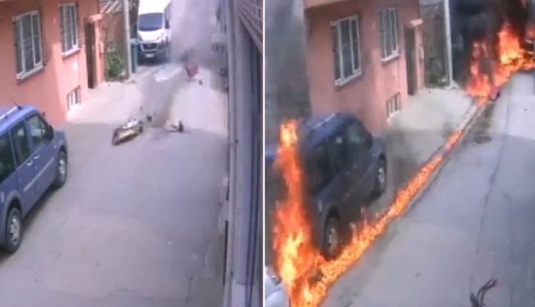 (Видео) СТРАШНА НЕСРЕЌА ВО БУРСА: Авион се урна на сред улица, има мртви!