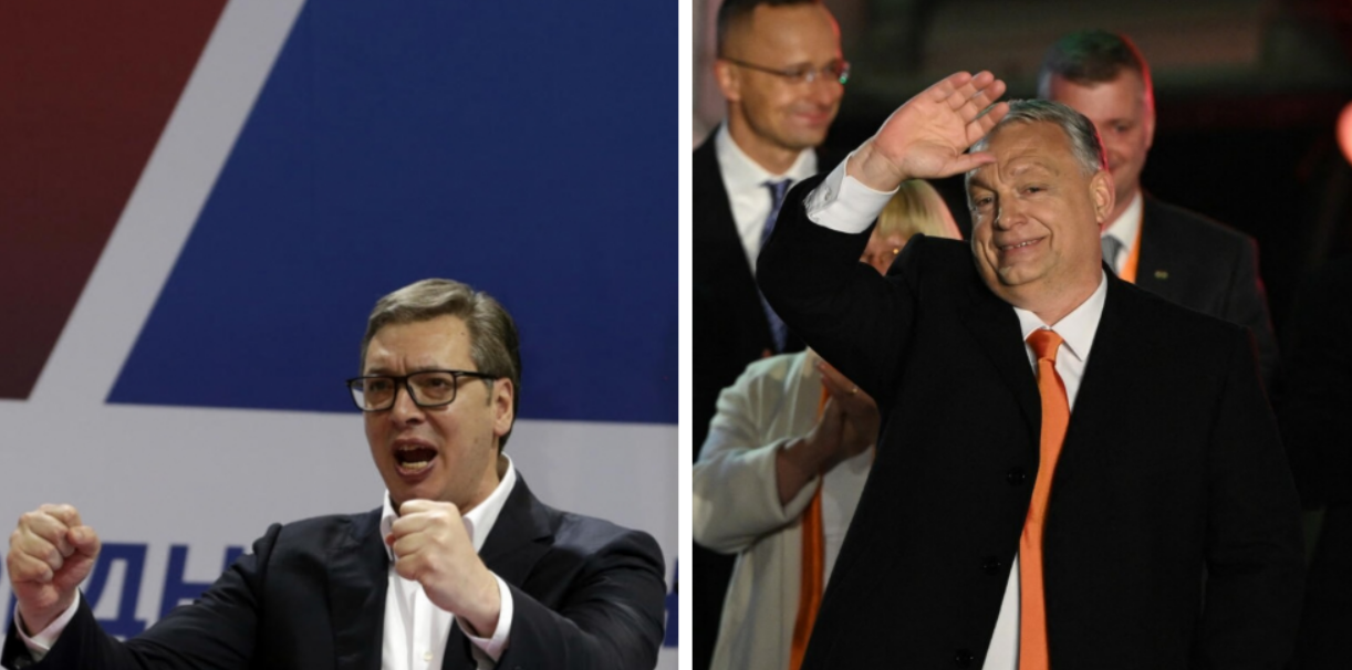 Вучиќ и Орбан згазија на изборите