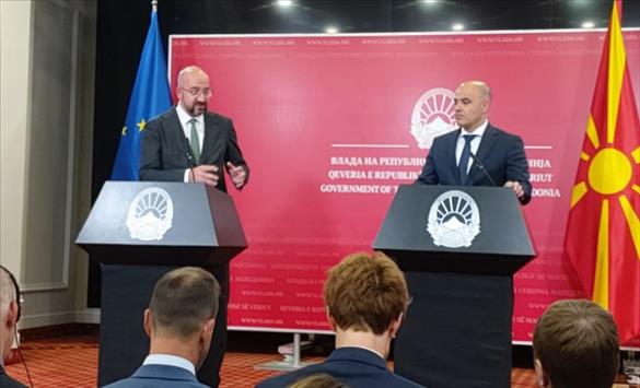 МИШЕЛ: АКО ГО ПРОМЕНИТЕ УСТАВОТ, АВТОМАТСКИ, БЕЗ НИКАКВИ ОДЛУКИ ЌЕ ГИ ЗАПОЧНЕМЕ ПРЕГОВОРИТЕ