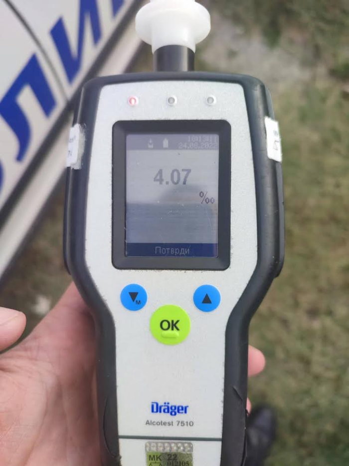 МОРТУС – Во ресенско фатен возач со 4,07 промили алкохол во крвта