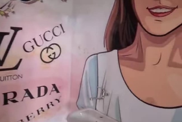 Во основно училиште во Прилеп тоалети украсени со Гучи, Прада, Диор