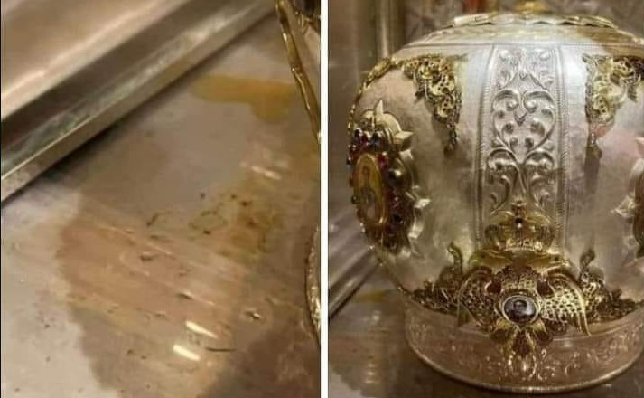 Чyдо во Солун: Мироточи митрата на Свети Димитриј